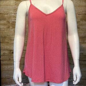 Zenana Striped Pink cami Top